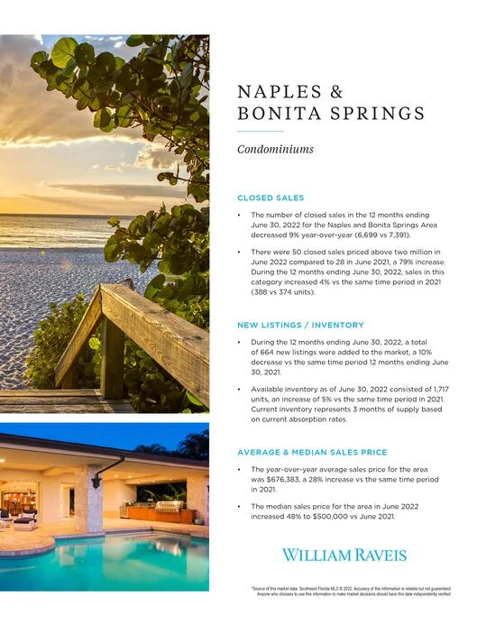 Naples Bonita Springs Real Estate Luxury Market Report June 2022 Page 3