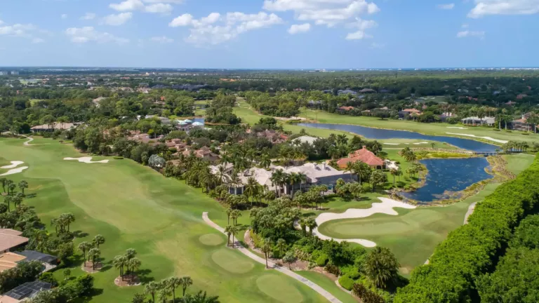 grey oaks naples aerials golf course