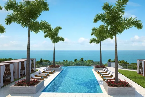 Ritz Carlton Residences Naples - Amenities - Pool Overlooking Gulf of Mexico