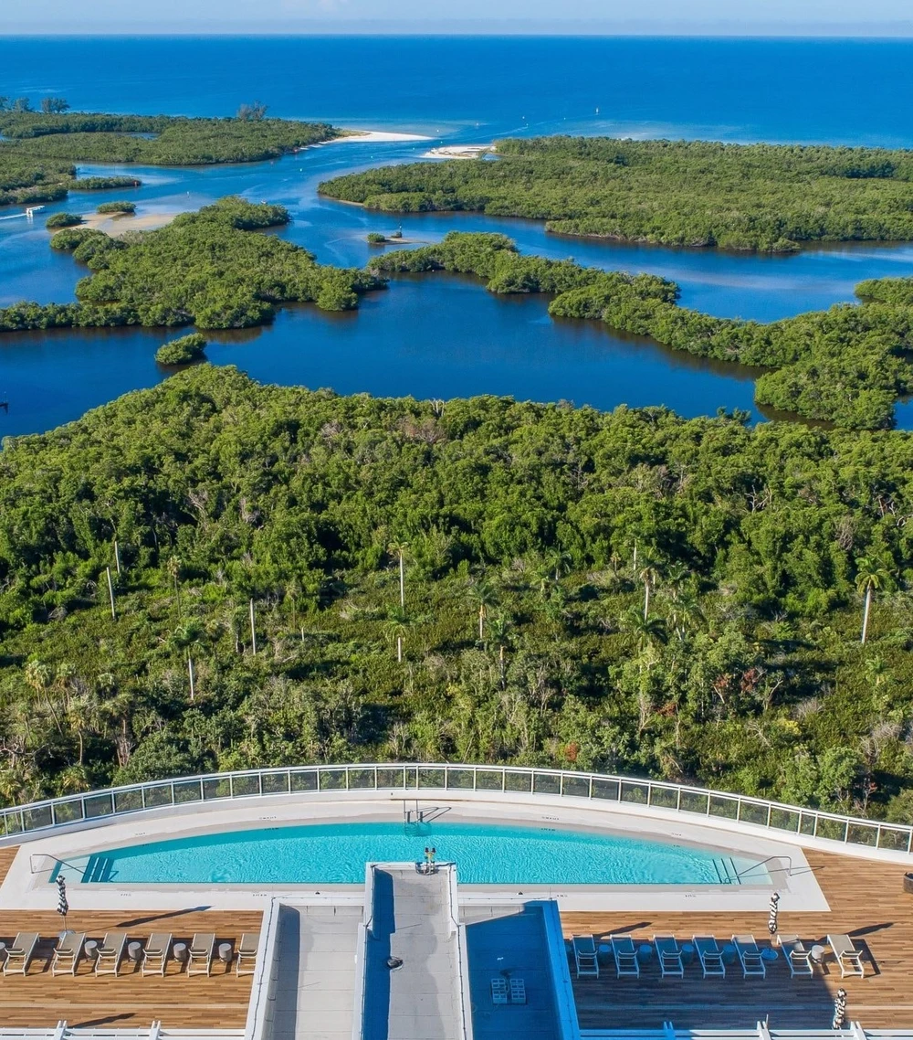 kalea bay condo view, roof top pool naples fl