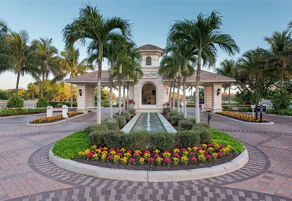 Quail West Golf Community Entry Gate, Naples Florida