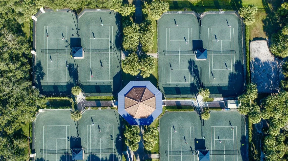 West Bay Club Tennis Courts, Estero FL