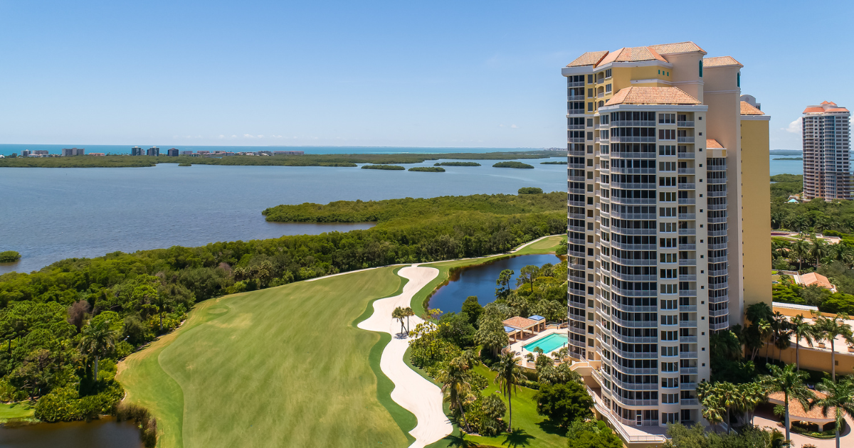 bonita bay estero aerial