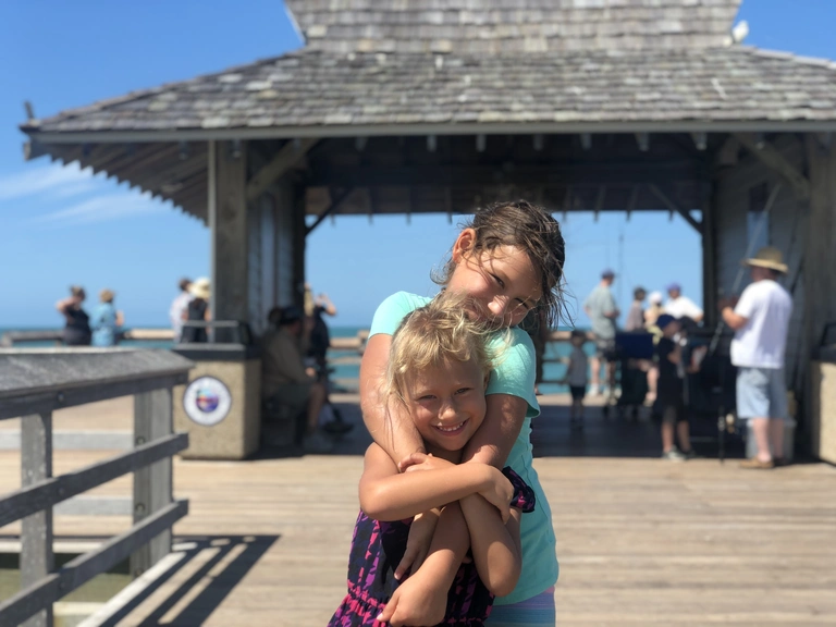 Kids on Naples Pier, Naples Florida