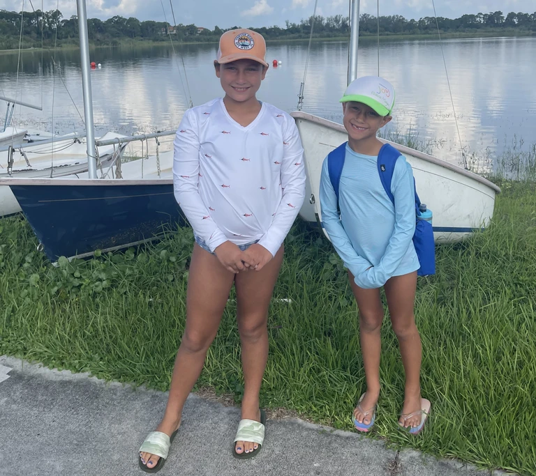 kids sailing at sugden park, naples florida 1